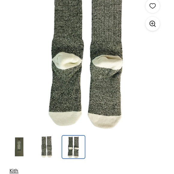 KITH STANCE olive green socks men’s large - Picture 5 of 5